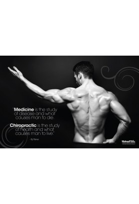 Causes Man to Live Chiropractic Poster