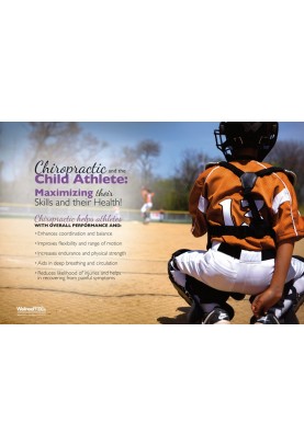 Child Athlete Baseball Poster