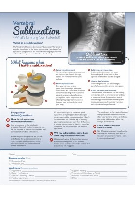 Chiropractic Vertebral Subluxation ROF Handout