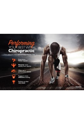 Chiropractic and Athletes Runner Poster