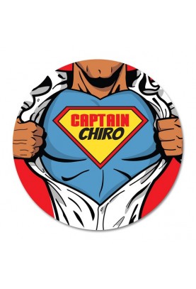 Captain Chiro Chiropractic Sticker