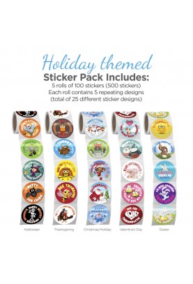 Holiday Themed Sticker Pack...