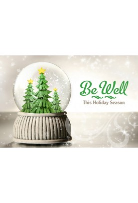 Be Well Holiday Postcard