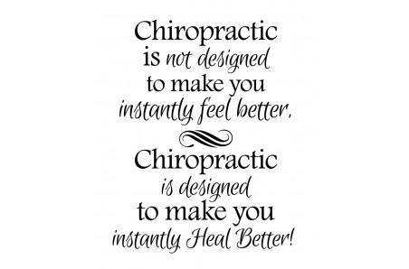 Chiropractic Heal Decal