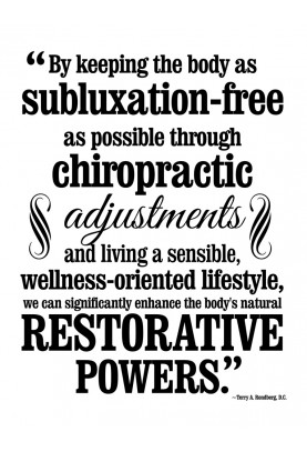 Subluxation-free Decal - 22" x 29"