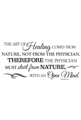 The Art of Healing Decal - 15" x 30"