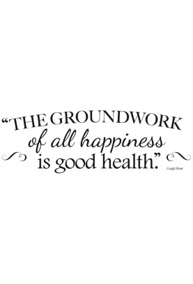 The Groundwork of Happiness Decal - 30" x 10"