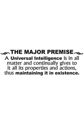 The Major Premise Decal - 30" x 10"