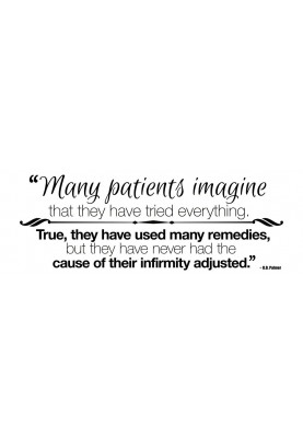Cause of Their Infirmity Decal - 60" x 22"