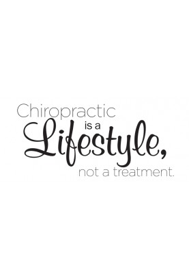 Chiro is a Lifestyle Decal - 48" x 20"