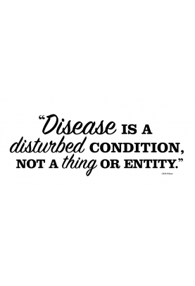 Disease is a Disturbed Condition Decal - 60" x 22"