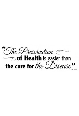 Preservation of Health Decal - 60" x 20"