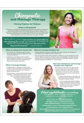 Chiropractic and Massage Therapy Handout