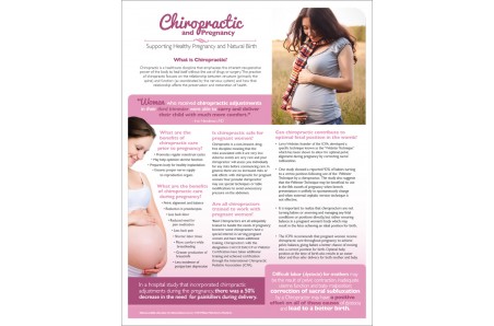 Chiropractic and Pregnancy Handout