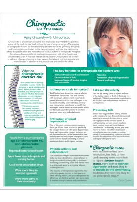 Chiropractic and the Elderly Handout