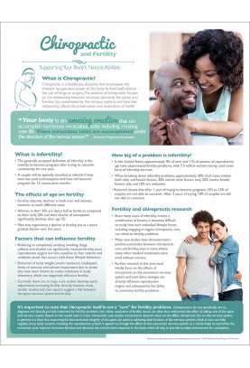 Chiropractic and Fertility Handout