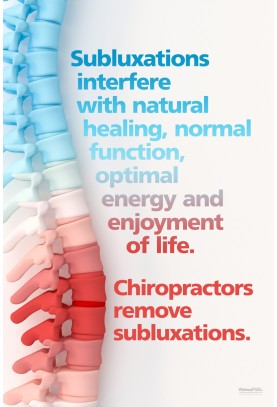 Subluxations Interfere With Natural Healing Poster