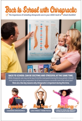 Chiropractic and Back to School Poster