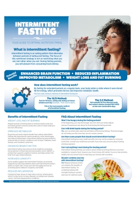 Intermittent Fasting Handout