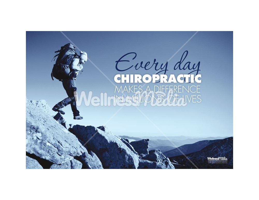 Chiropractic Inspirational Mountain Top Poster